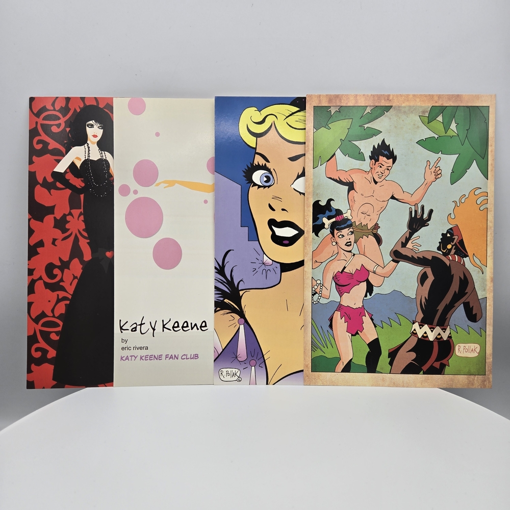 Katy Keene Comic Art Postcard Prints Set of 4